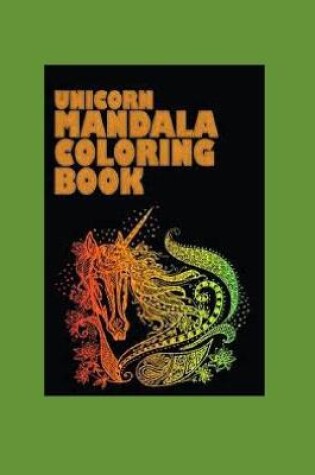 Cover of Unicorn & Mandala drawing book