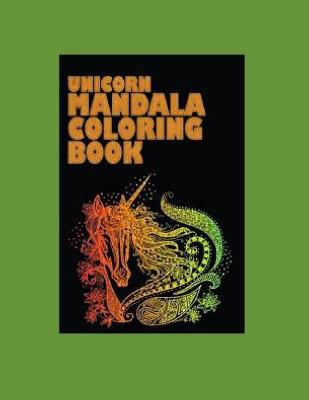 Book cover for Unicorn & Mandala drawing book