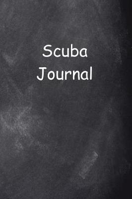 Cover of Scuba Journal Chalkboard Design