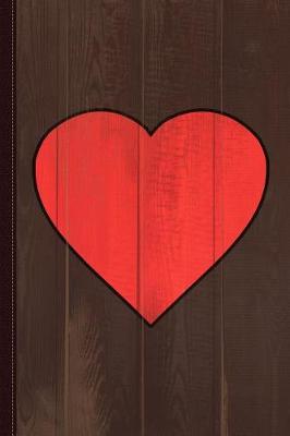 Book cover for Red Heart Drawing Journal Notebook