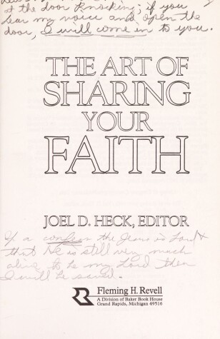 Book cover for The Art of Sharing Your Faith