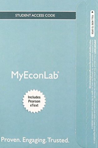 Cover of NEW MyEconLab with Pearson eText -- Access Card -- for Economics