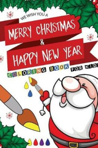 Cover of Merry Christmas & Happy new year Coloring book for kids