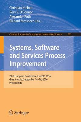 Cover of Systems, Software and Services Process Improvement