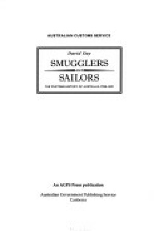 Cover of Smugglers and Sailors - the Customs History of Austria 1788-1901