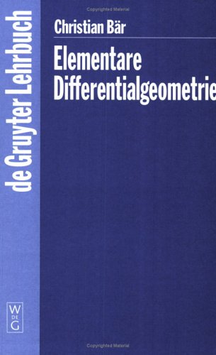 Cover of Elementare Differentialgeometrie