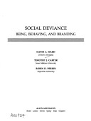 Book cover for Social Deviance