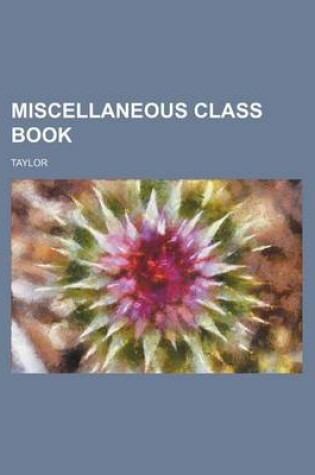 Cover of Miscellaneous Class Book