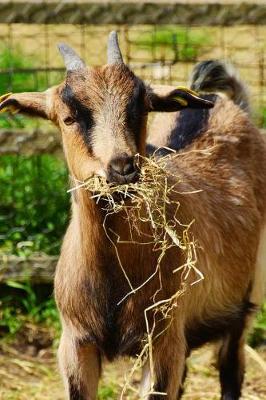 Book cover for Cute Little Goat Eating Journal