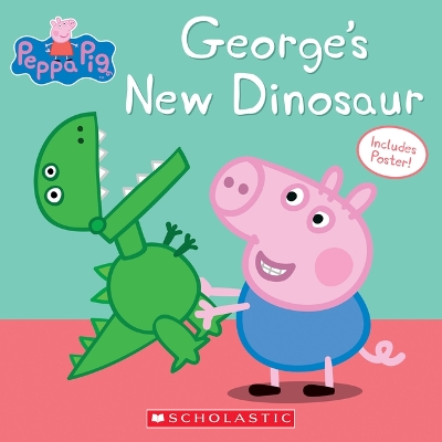 Book cover for George's New Dinosaur