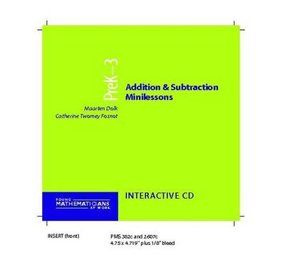 Book cover for Addition and Subtraction Minilessons, Grades Prek-3 (CD)