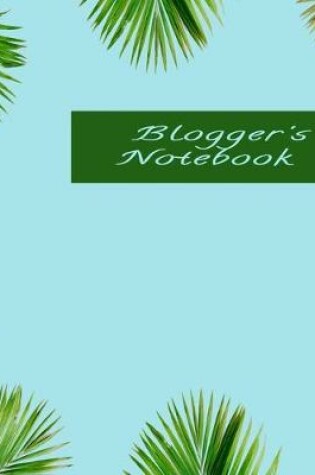 Cover of Blogger's Notebook