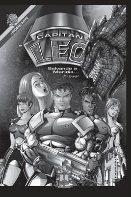 Book cover for Comic Capitan Leo-Version Blanco y Negro