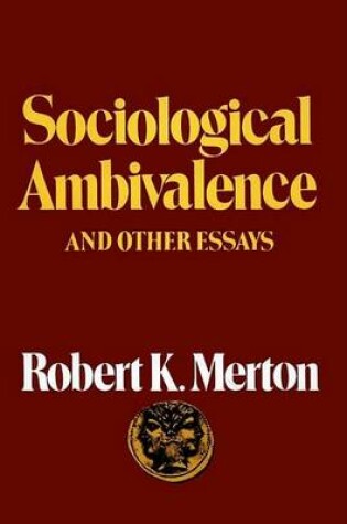 Cover of Sociological Ambivalence