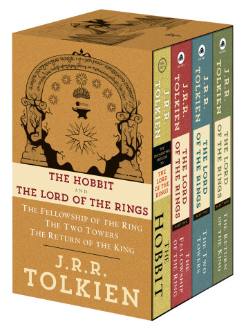 Cover of J.R.R. Tolkien 4-Book Boxed Set: The Hobbit and The Lord of the Rings