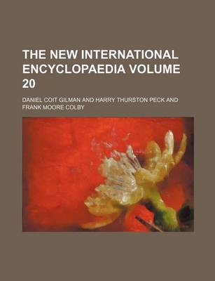 Book cover for The New International Encyclopaedia Volume 20