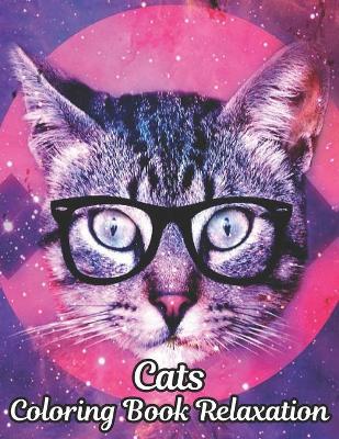 Book cover for Cats Coloring Book Relaxation