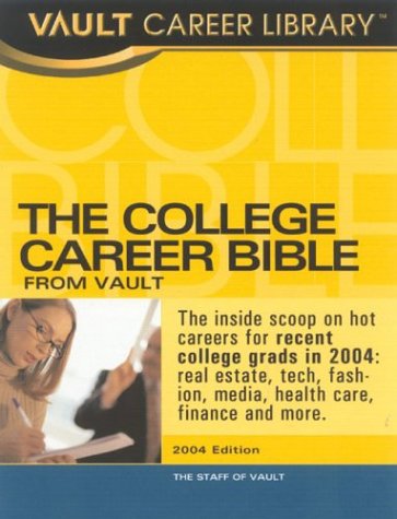 Book cover for The College Career Bible, 2005