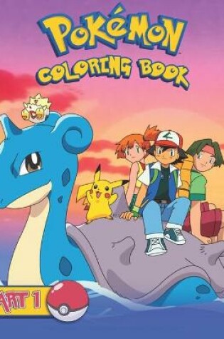 Cover of Pokemon Coloring Book Part 1