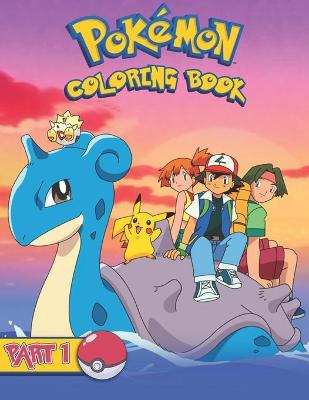 Book cover for Pokemon Coloring Book Part 1