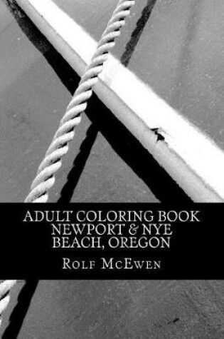 Cover of Adult Coloring Book - Newport & Nye Beach, Oregon