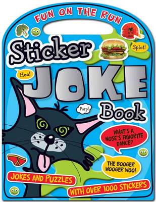 Book cover for Fun On The Run Sticker Joke Book