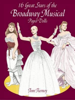 Cover of 16 Great Stars of the Broadway Musical Paper Dolls