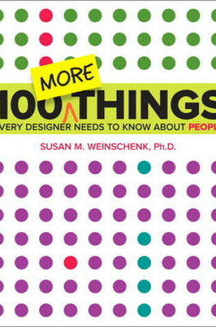 Cover of 100 MORE Things Every Designer Needs to Know About People