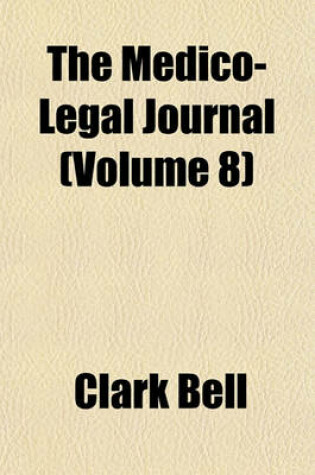 Cover of The Medico-Legal Journal Volume 8