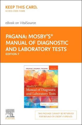Cover of Mosby's Manual of Diagnostic and Laboratory Tests - Elsevier eBook on Vitalsource (Retail Access Card)
