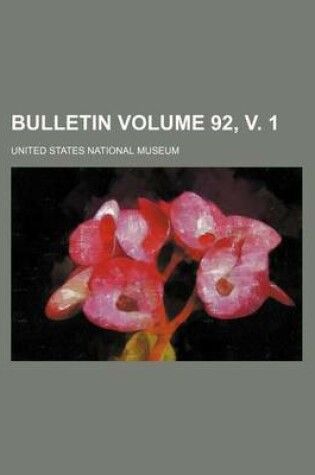 Cover of Bulletin Volume 92, V. 1