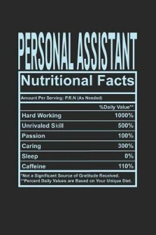 Cover of Personal Assistant Nutritional Facts