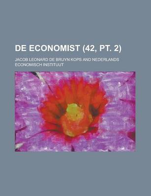 Book cover for de Economist (42, PT. 2)