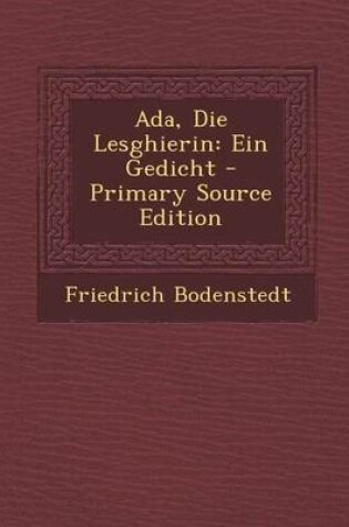 Cover of ADA, Die Lesghierin