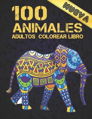 Book cover for Animales Libro Adultos Colorear