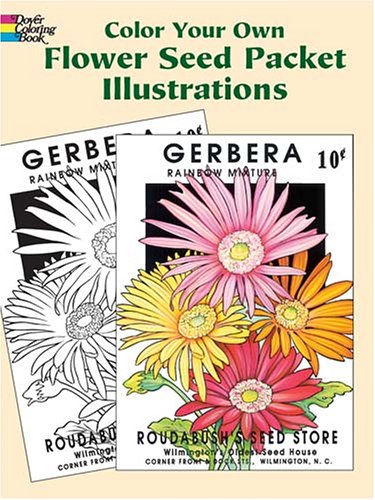 Book cover for Color Own Flower Seed Packet