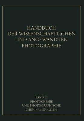 Cover of Photochemie und Photographische Chemikalienkunde