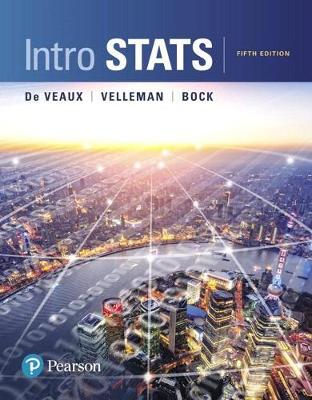 Book cover for Intro STATS Plus Mylab Statistics with Pearson Etext -- 24 Month Access Card Package