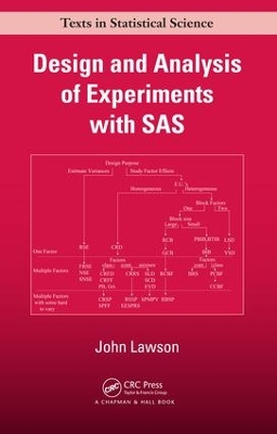 Book cover for Design and Analysis of Experiments with SAS