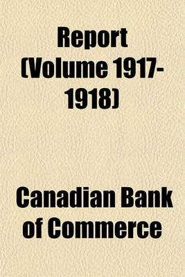 Book cover for Report (Volume 1917-1918)