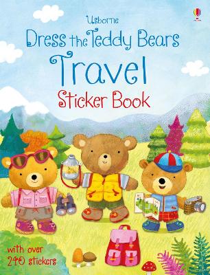 Book cover for Dress the Teddy Bears Travel Sticker Book