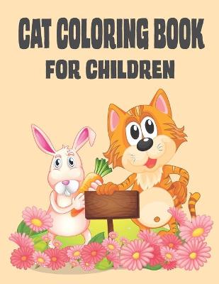 Book cover for Cat Coloring Book for Children