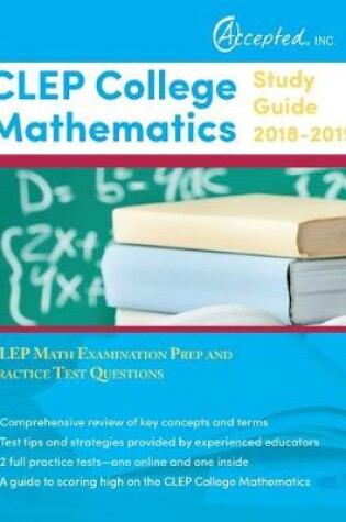 Cover of CLEP College Mathematics Study Guide 2018-2019