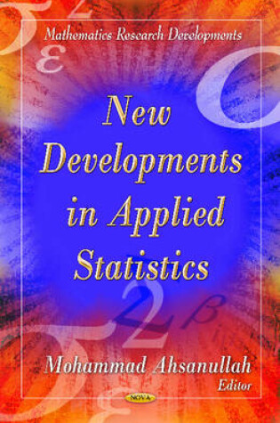 Cover of New Developments in Applied Statistics