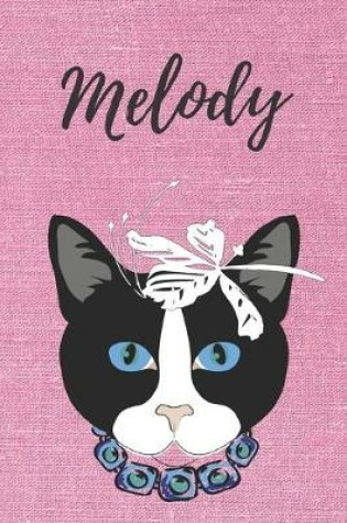 Cover of Melody Katzen-Malbuch / Notizbuch Tagebuch