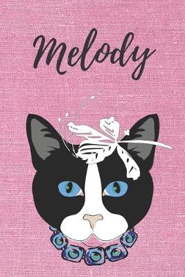 Book cover for Melody Katzen-Malbuch / Notizbuch Tagebuch