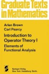 Book cover for Introduction to Operator Theory I