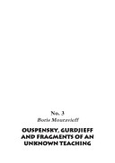 Book cover for Gurdjieff, Ouspensky and Fragments