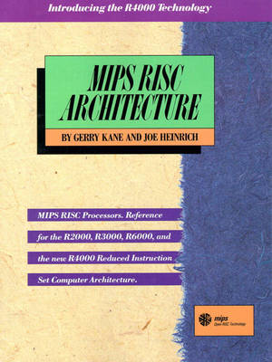 Book cover for MIPS RISC Architecture