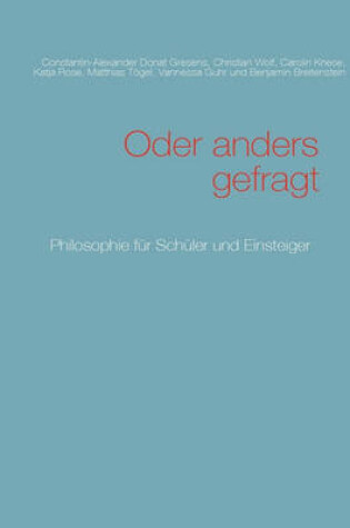 Cover of Oder anders gefragt